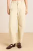 felix jeans - butter business stripe sold by Damson Madder