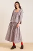 leilani blouse - garden stripe sold by Damson Madder