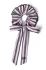 garter bun wrap - garden tulle stripe sold by Damson Madder