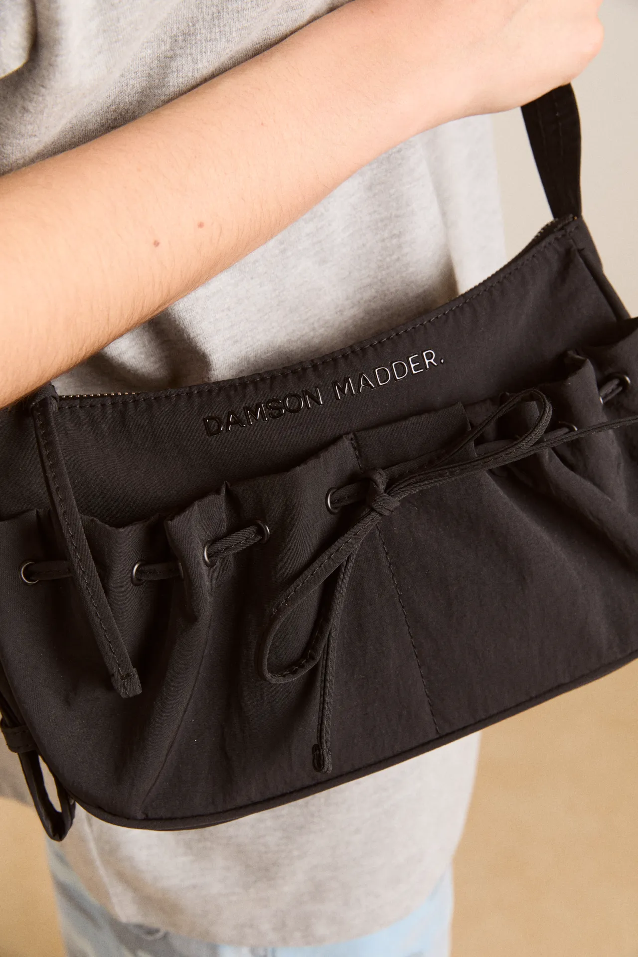 zuri bag - black sold by Damson Madder product image thumbnail 2