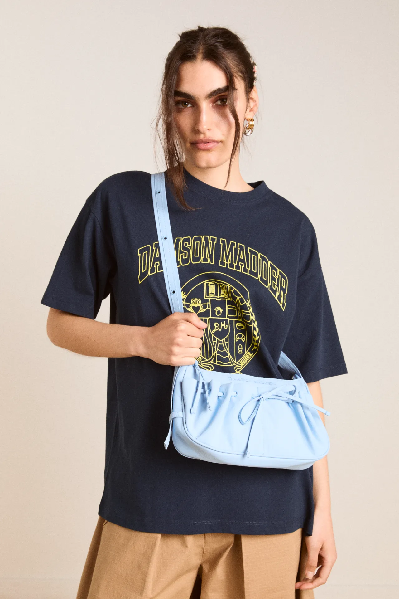 zuri bag - blue sold by Damson Madder product image thumbnail 3