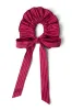 garter bun wrap in berry business stripe sold by Damson Madder