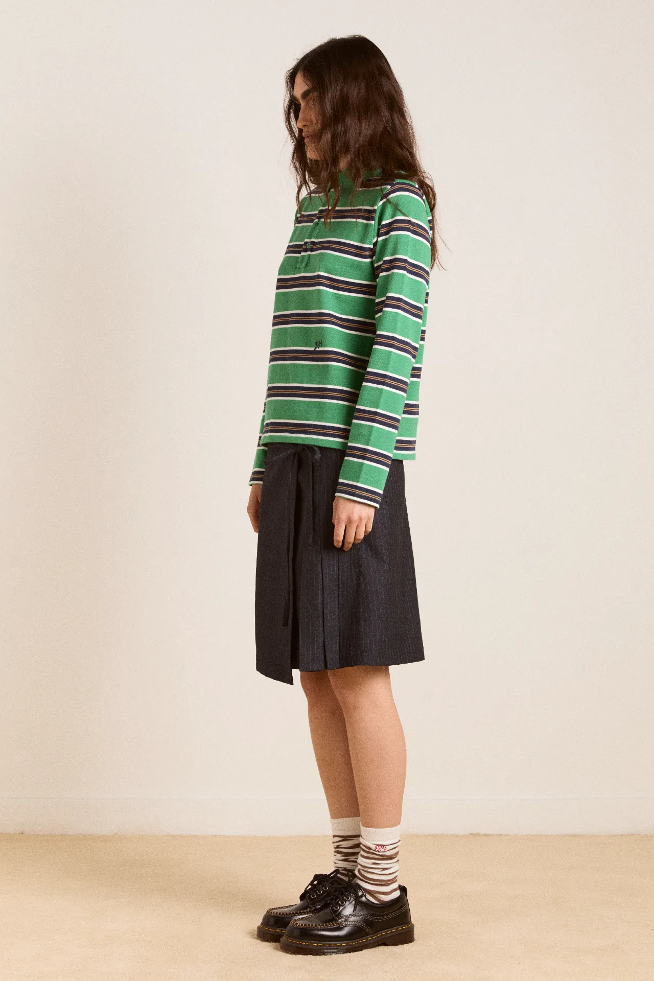 libby kilt - pinstripe sold by Damson Madder product image thumbnail 4