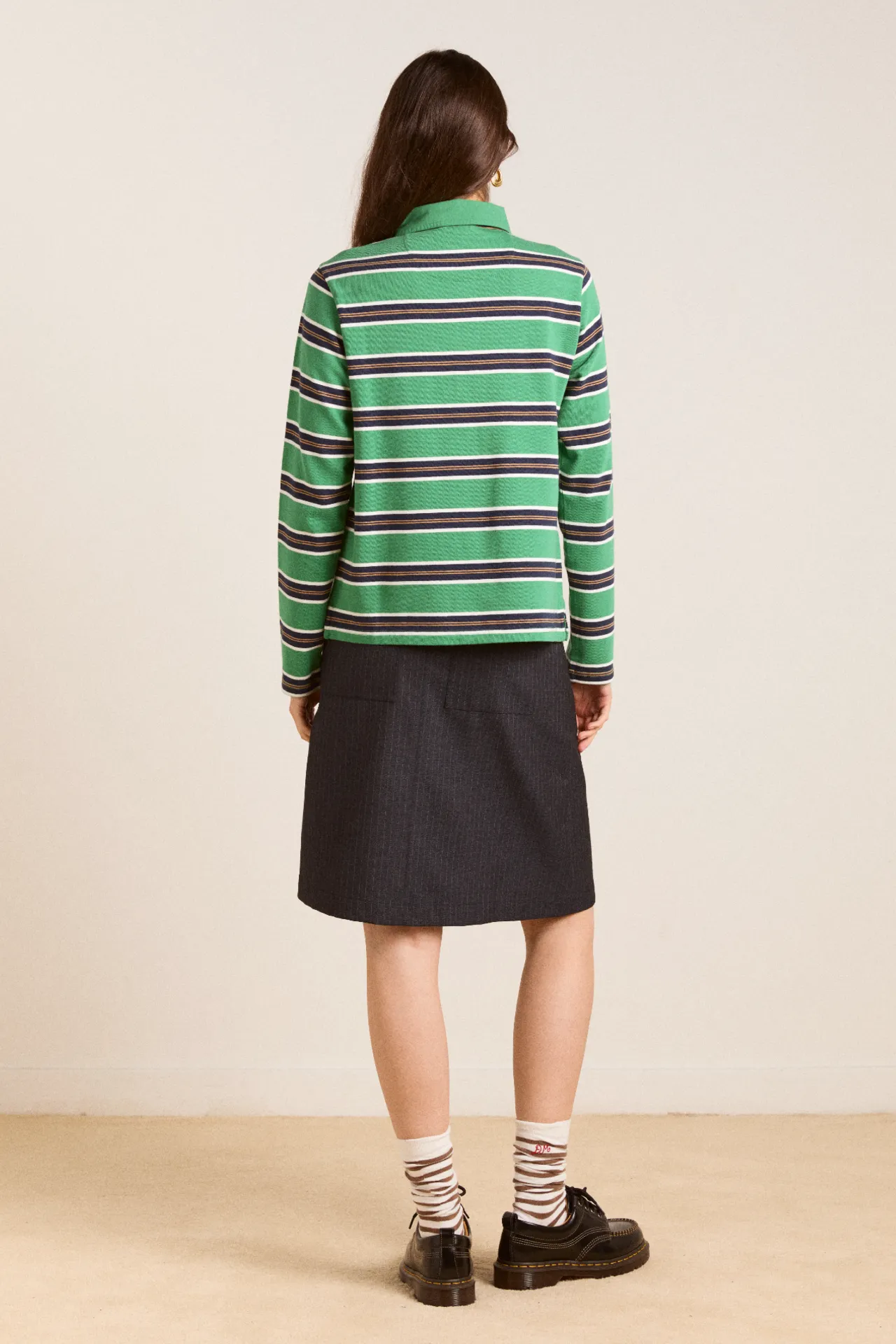 libby kilt - pinstripe sold by Damson Madder product image thumbnail 5