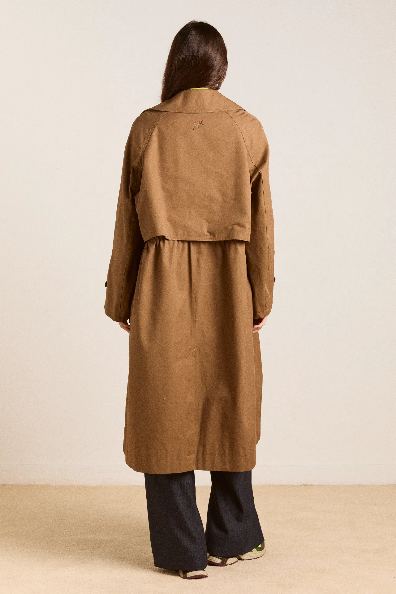 camille trench - mocha sold by Damson Madder product image thumbnail 5