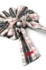 garter bun wrap - butter check sold by Damson Madder