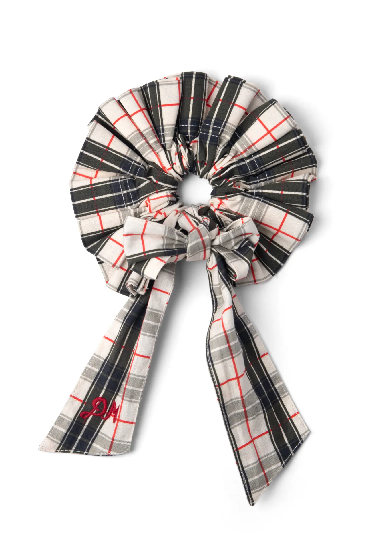 garter bun wrap - butter check sold by Damson Madder product image thumbnail 2