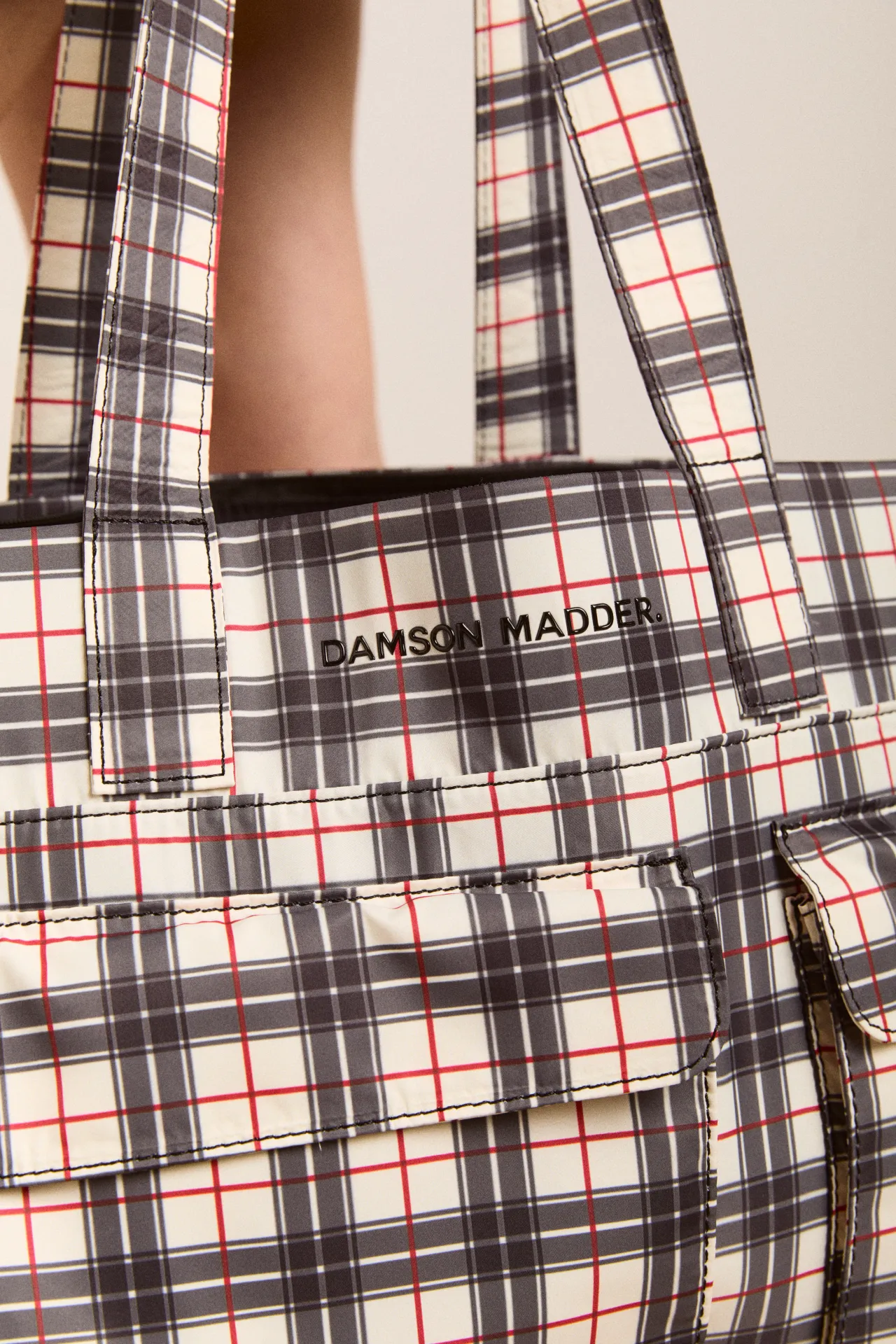 eliza bag - check sold by Damson Madder product image thumbnail 5
