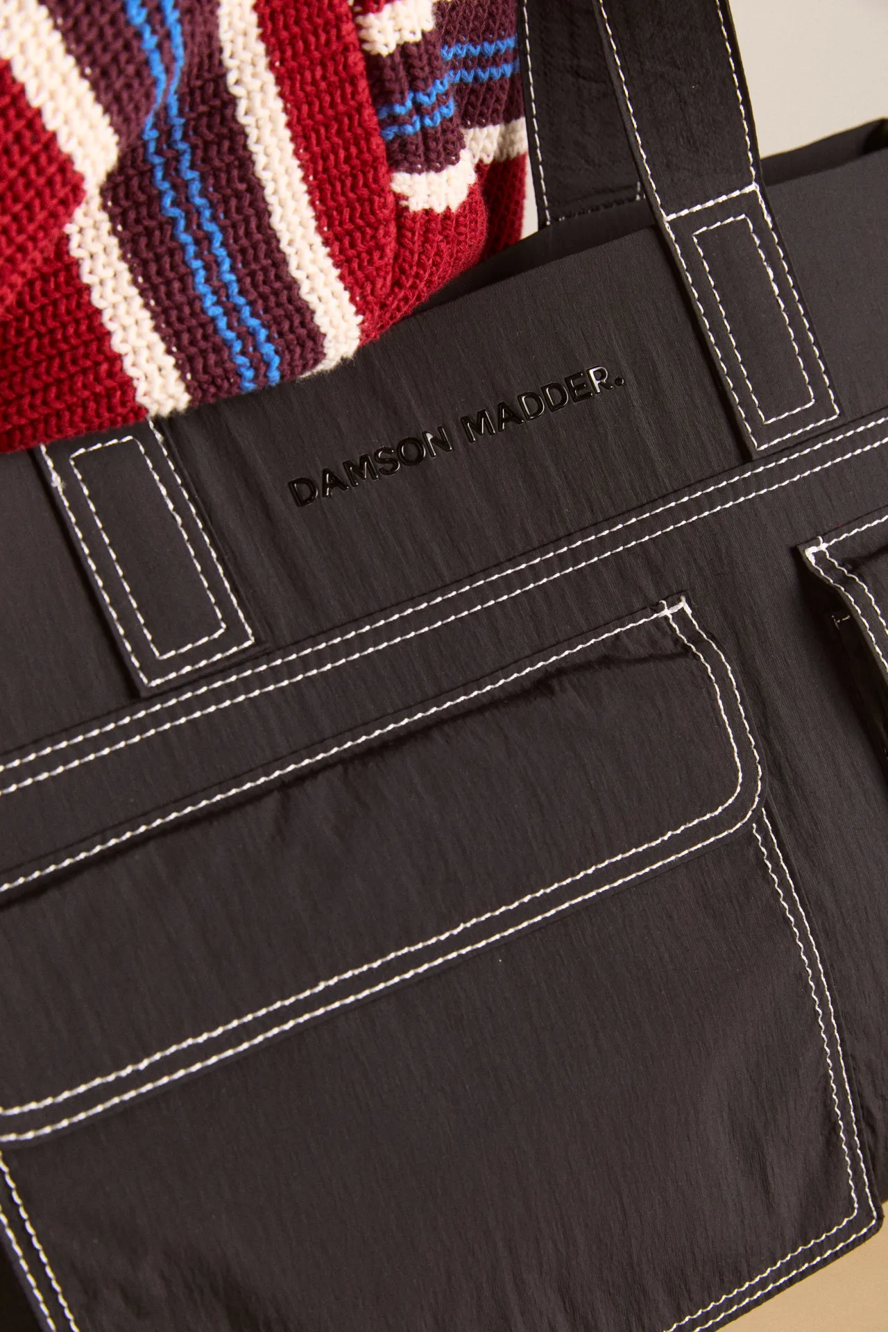 eliza techy tote bag - black sold by Damson Madder product image thumbnail 4