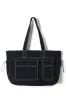 eliza techy tote bag - black sold by Damson Madder