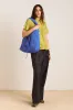 roisin bag - blue sold by Damson Madder