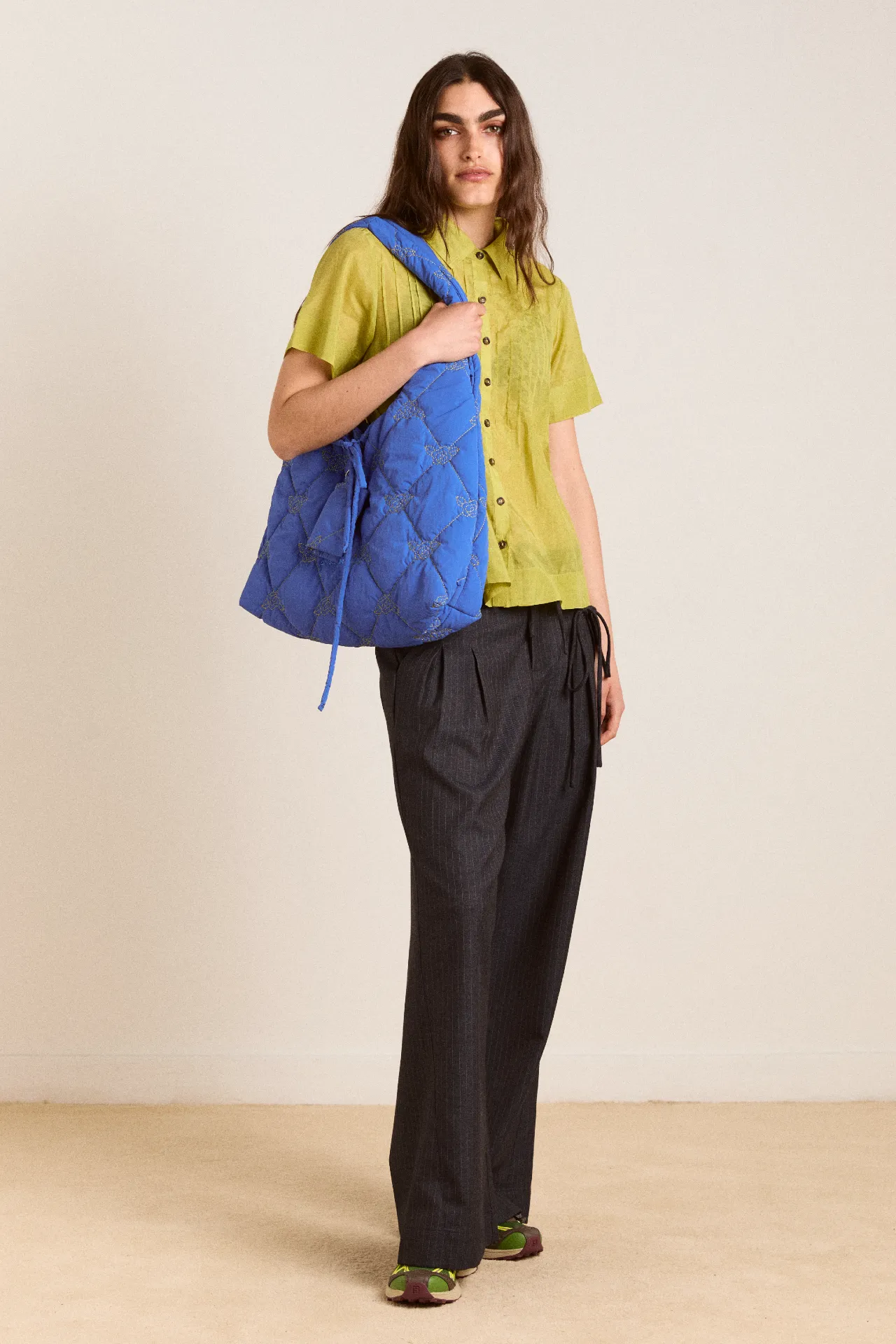 roisin bag - blue sold by Damson Madder product image thumbnail 5