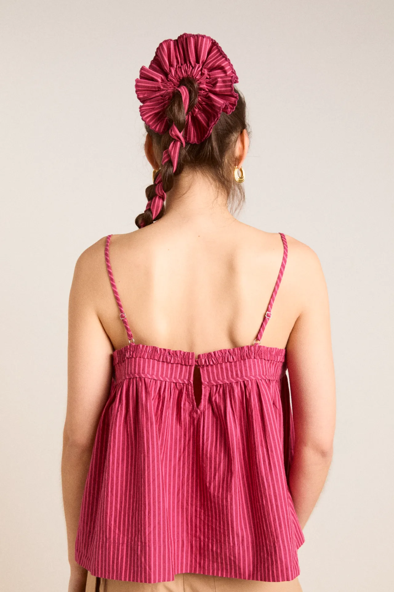 flynn cami - berry business sold by Damson Madder product image thumbnail 3