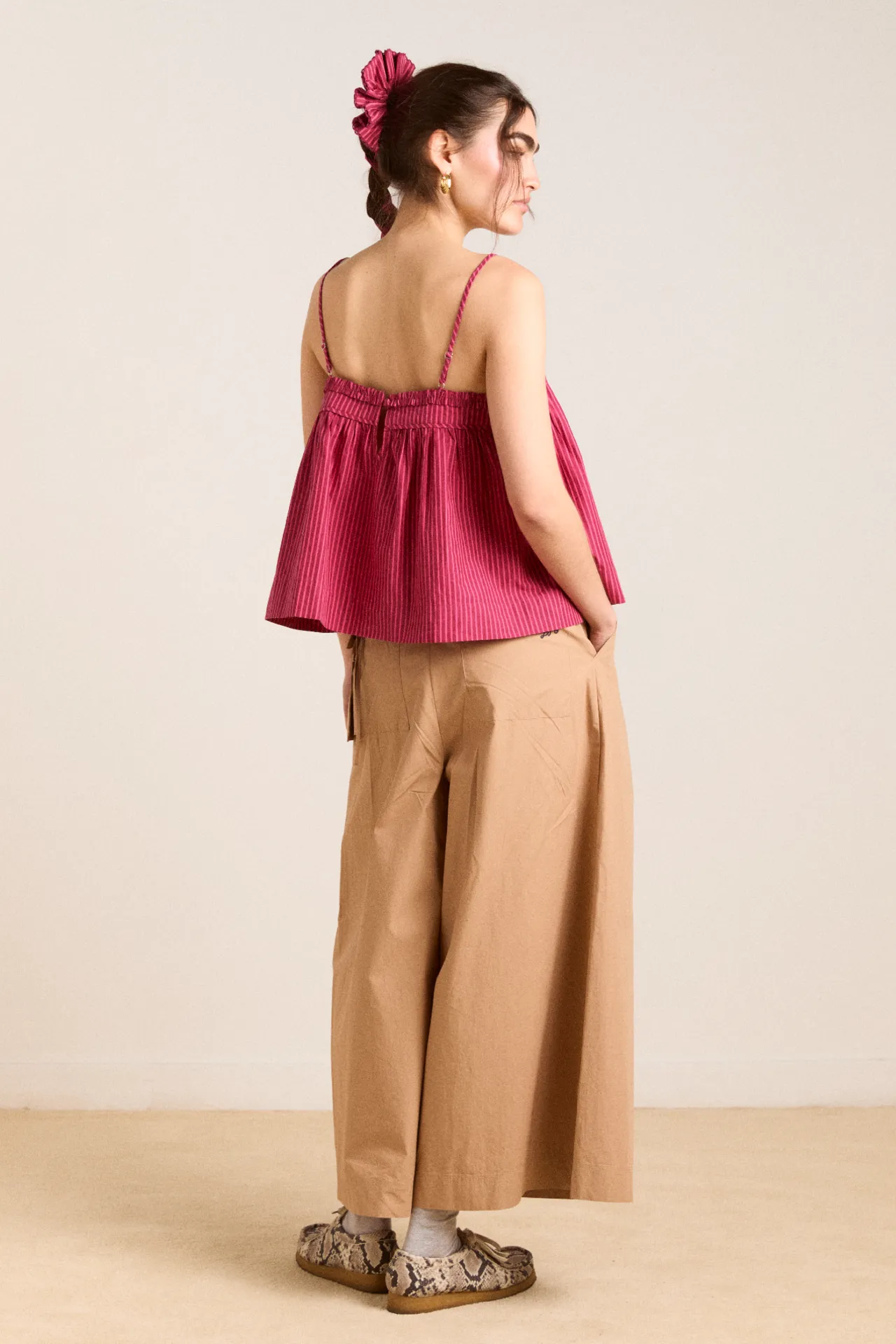 flynn cami - berry business sold by Damson Madder product image thumbnail 5