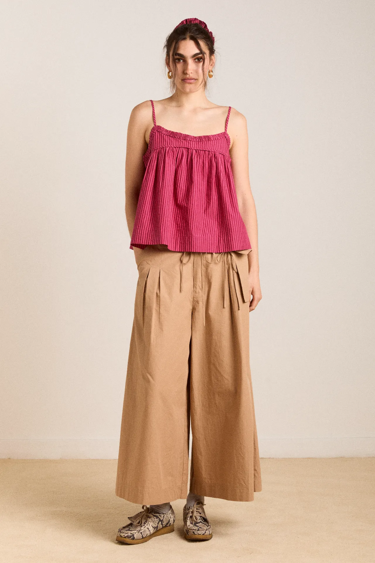 flynn cami - berry business sold by Damson Madder product image thumbnail 2