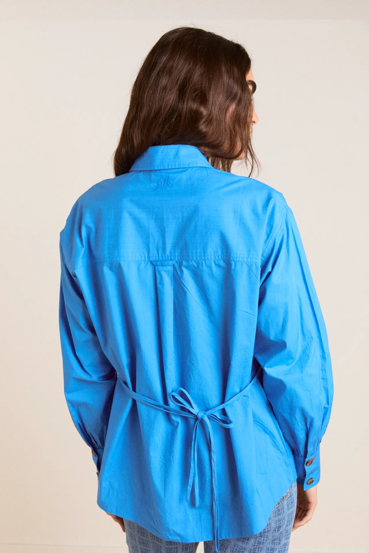 lux shirt - blue sold by Damson Madder product image thumbnail 5