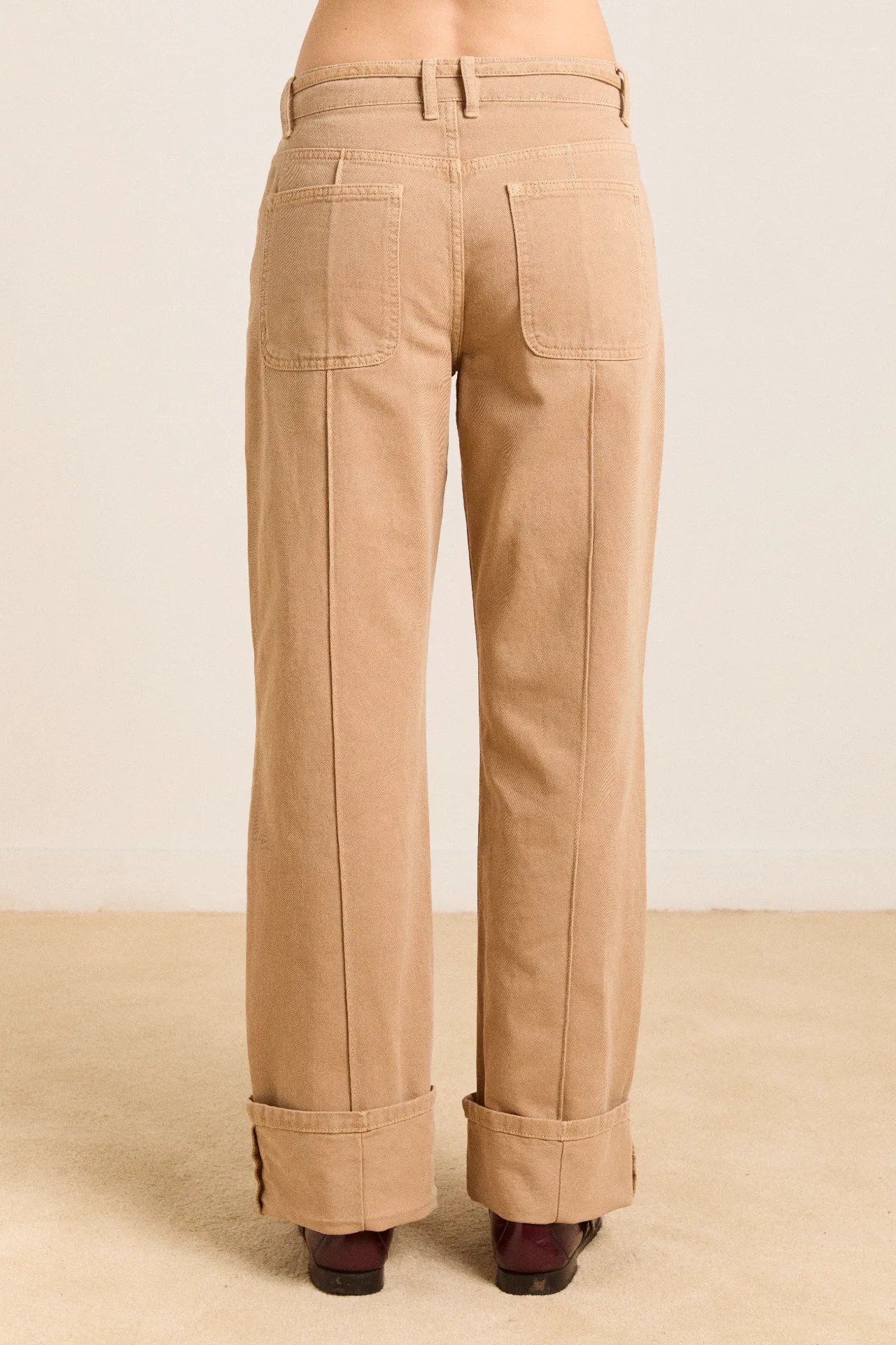 sylvie jeans - tan sold by Damson Madder product image thumbnail 4