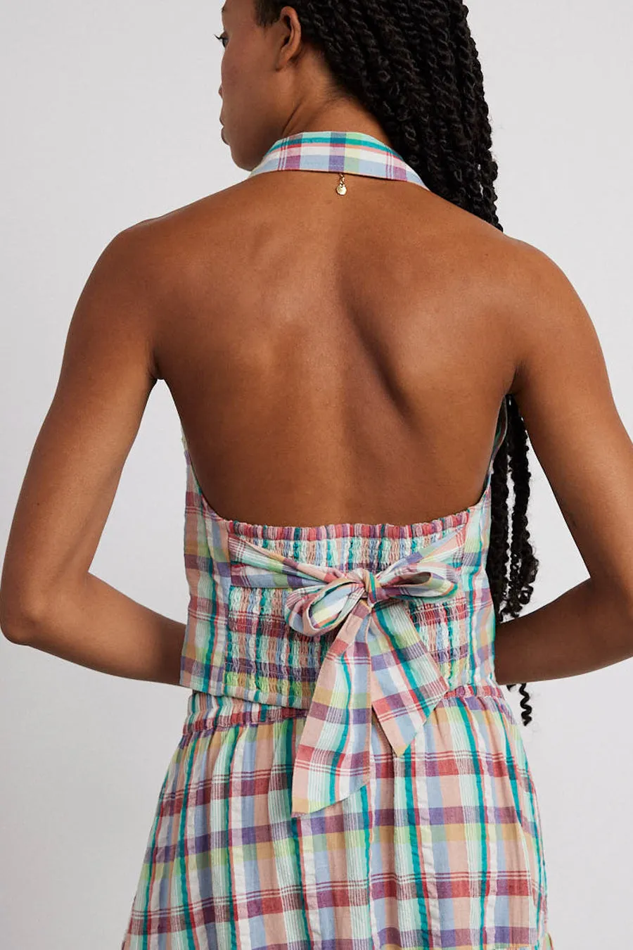 maya waistcoat - picnic check sold by Damson Madder product image thumbnail 4