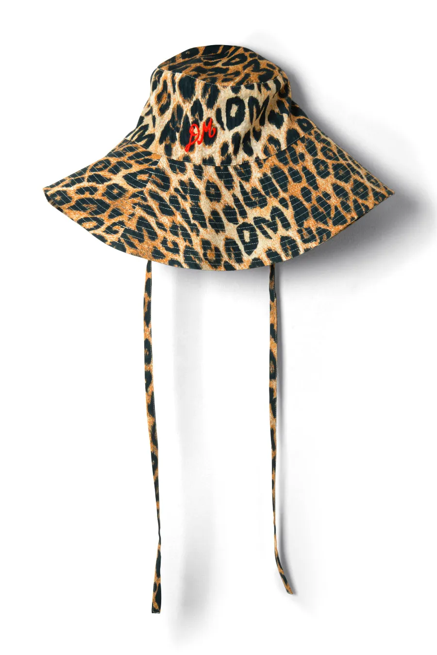 leopard print sunhat sold by Damson Madder product image thumbnail 2