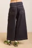 soft denim pleated marj culottes sold by Damson Madder