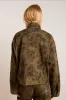 stacia jacket - overdye tulip khaki sold by Damson Madder