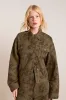 stacia jacket - overdye tulip khaki sold by Damson Madder