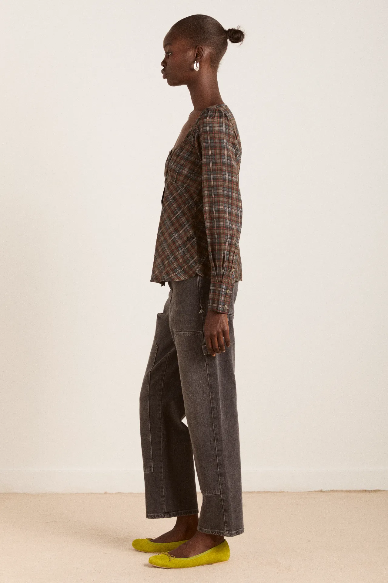 tovie jeans - dark grey sold by Damson Madder product image thumbnail 3