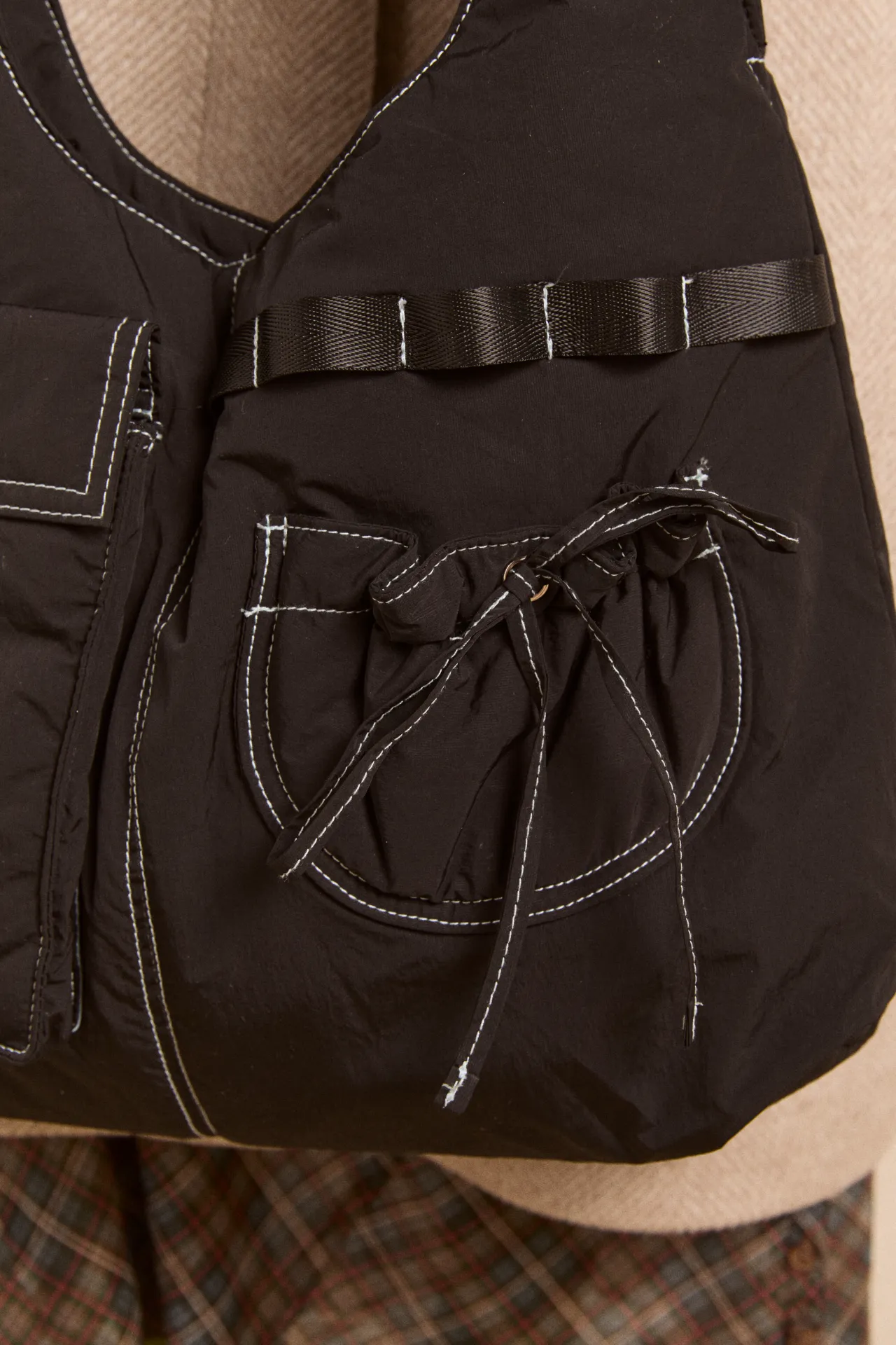 multi pocket roisin bag - black sold by Damson Madder product image thumbnail 3