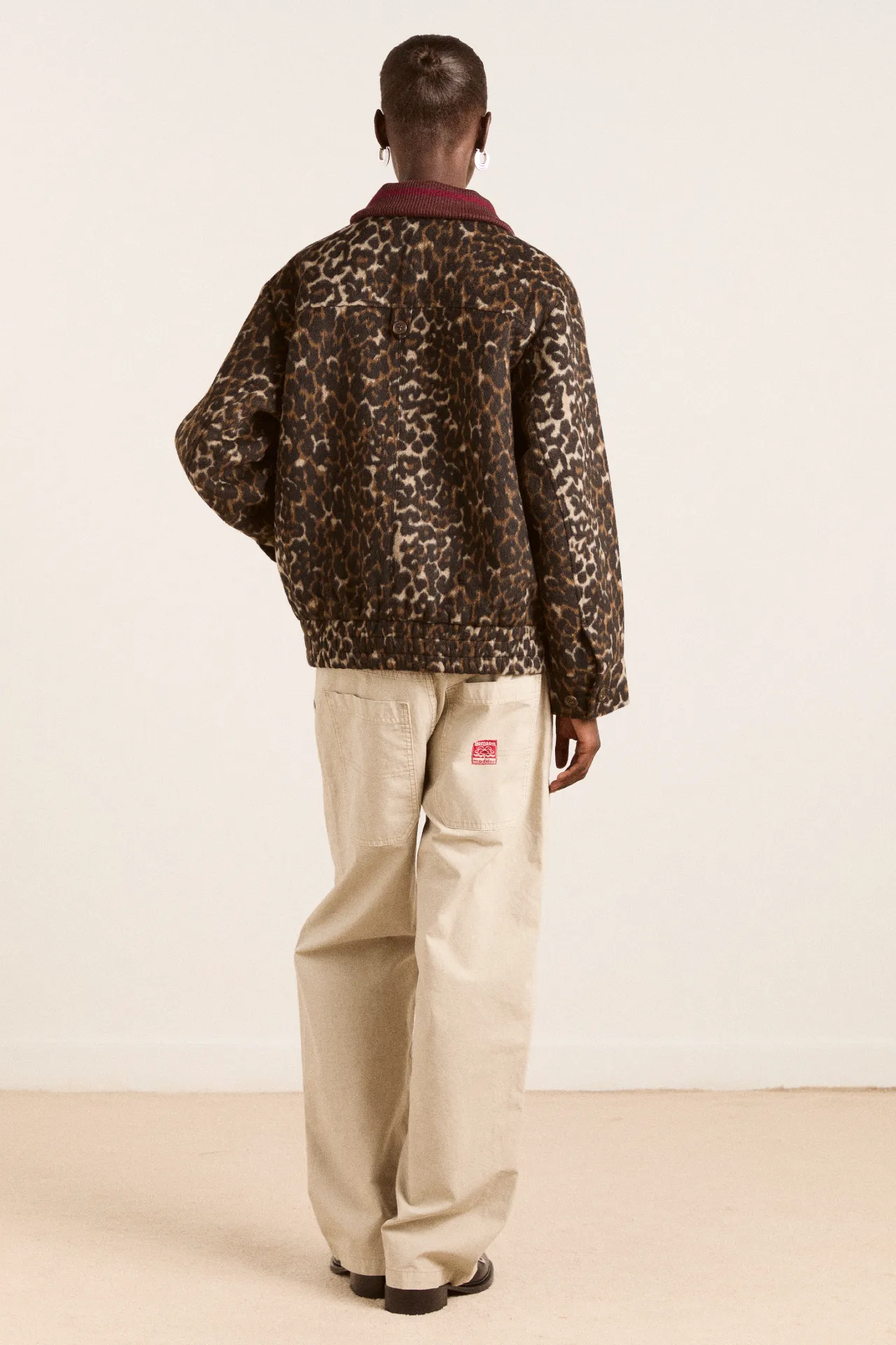 Pixie Bomber Jacket - Leopard sold by Damson Madder product image thumbnail 5