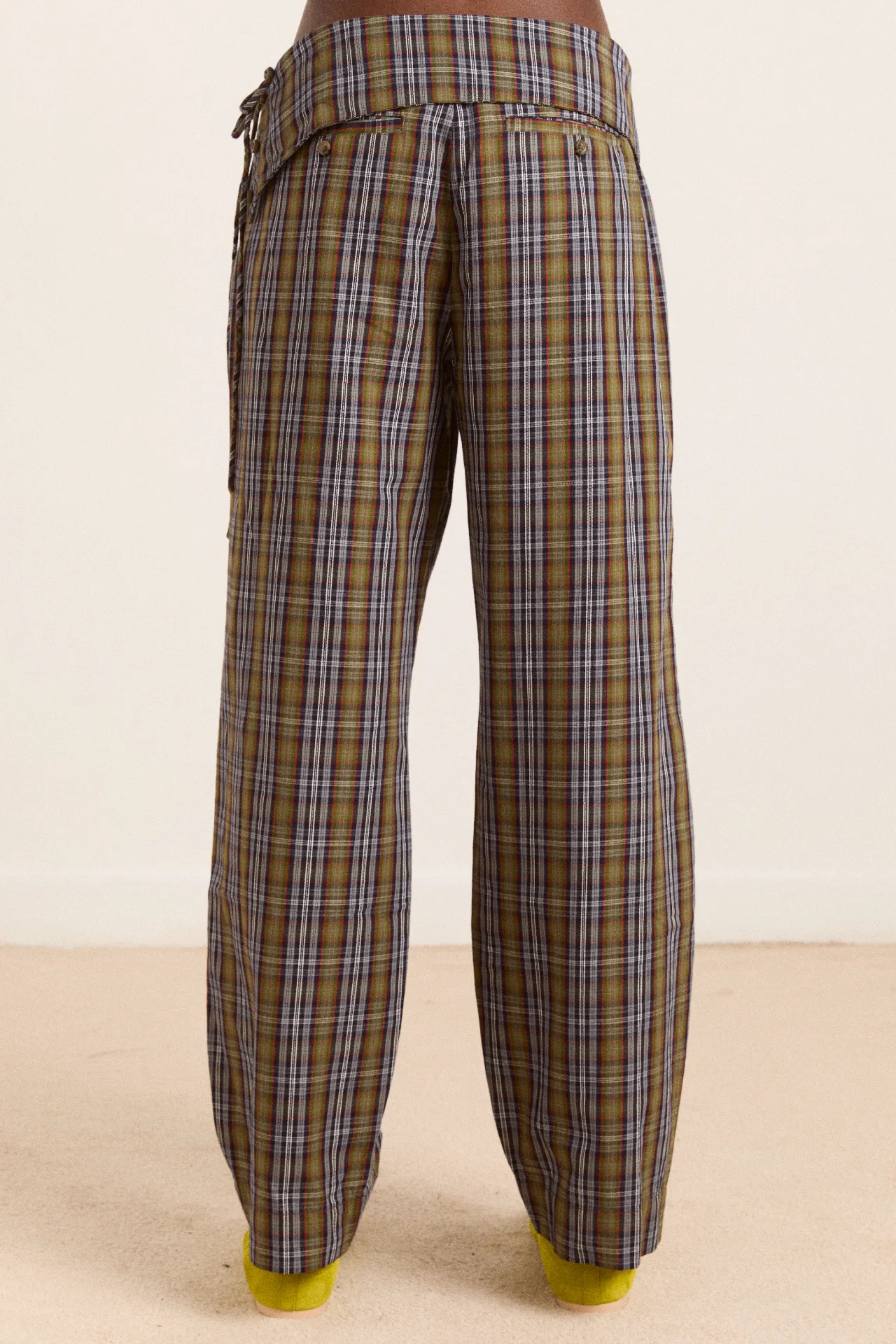 fia trousers - multi check sold by Damson Madder product image thumbnail 5