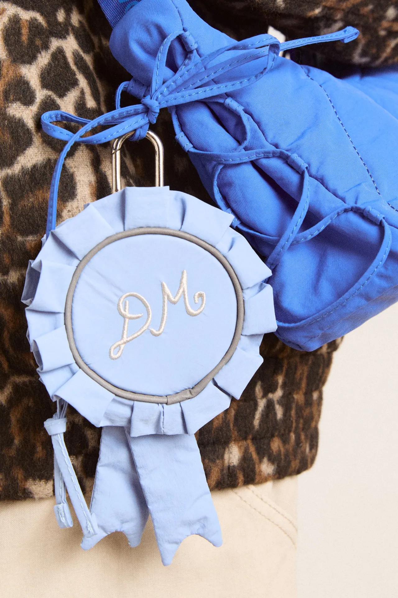 rosette pouch bag charm purse sold by Damson Madder