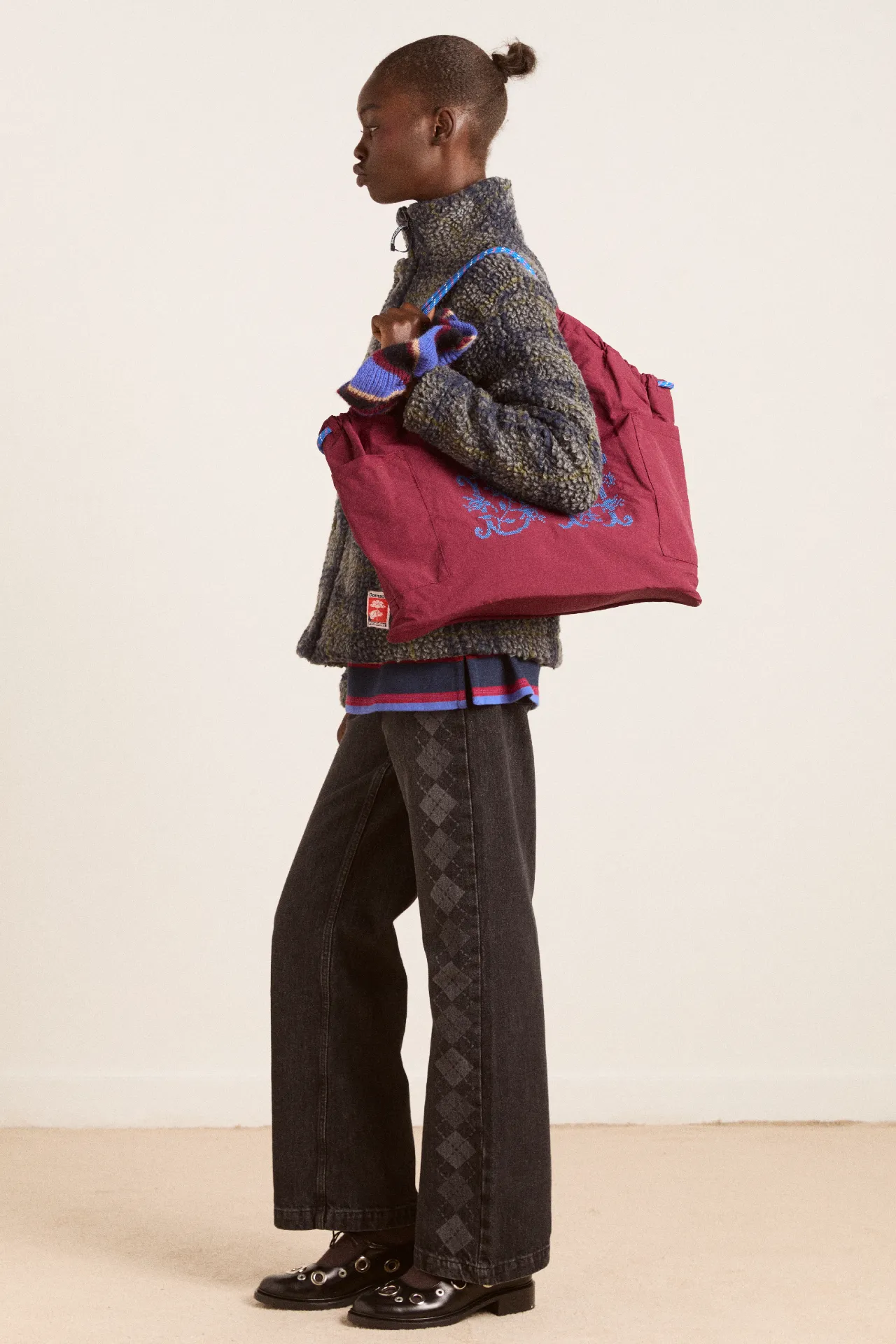 wilma techy shopper - burg sold by Damson Madder product image thumbnail 2