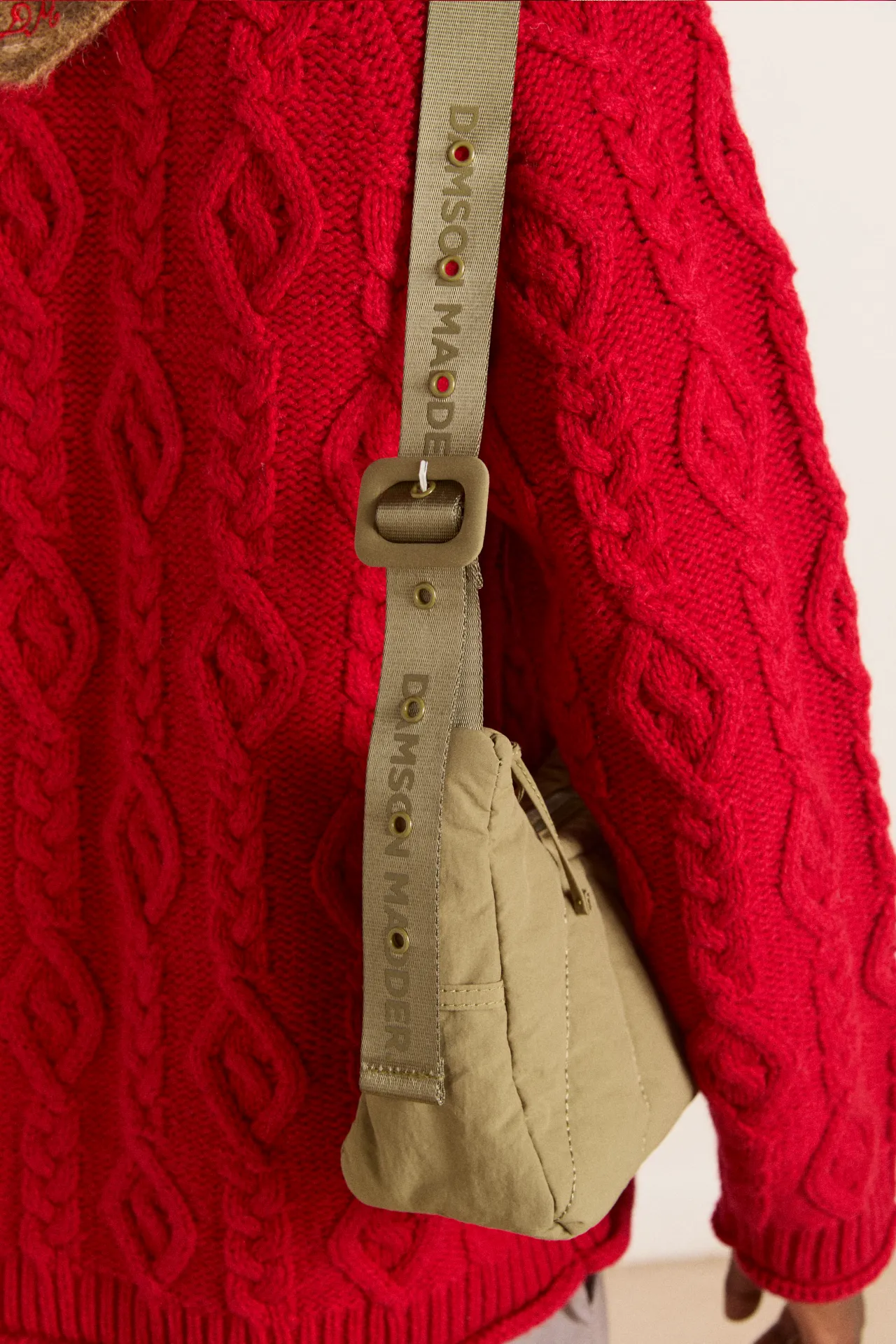 saz bag - khaki sold by Damson Madder product image thumbnail 3