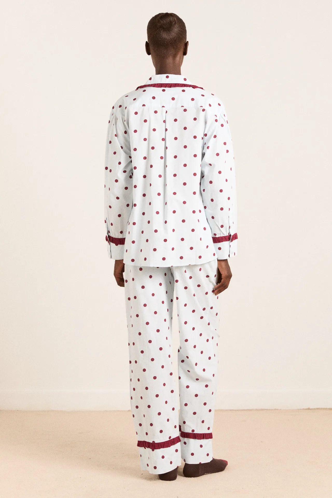 antonella pj set - polka dot sold by Damson Madder product image thumbnail 4
