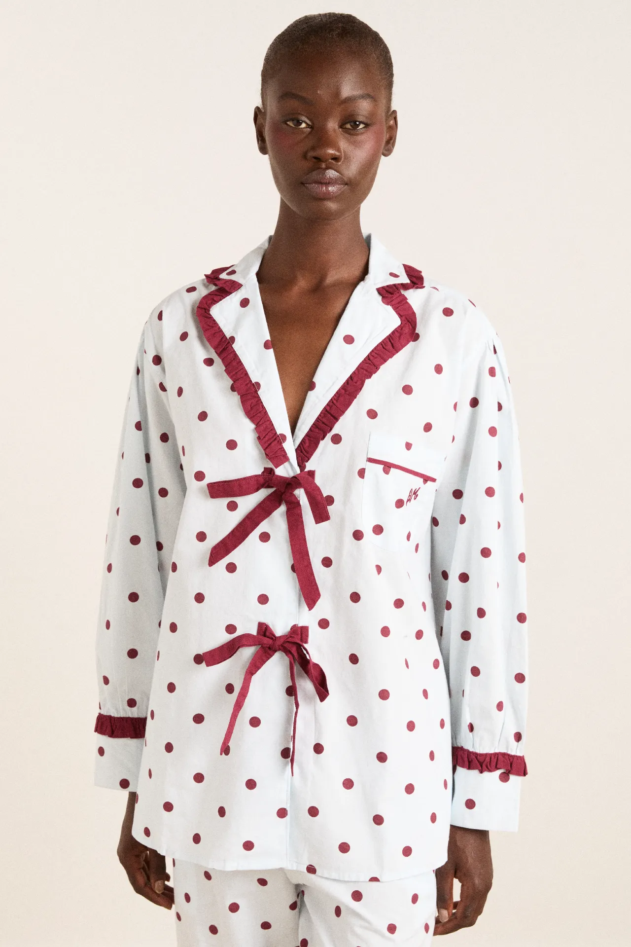 antonella pj set - polka dot sold by Damson Madder product image thumbnail 2