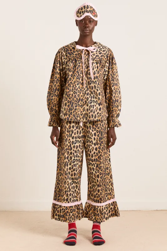 felice pj set - leopard sold by Damson Madder