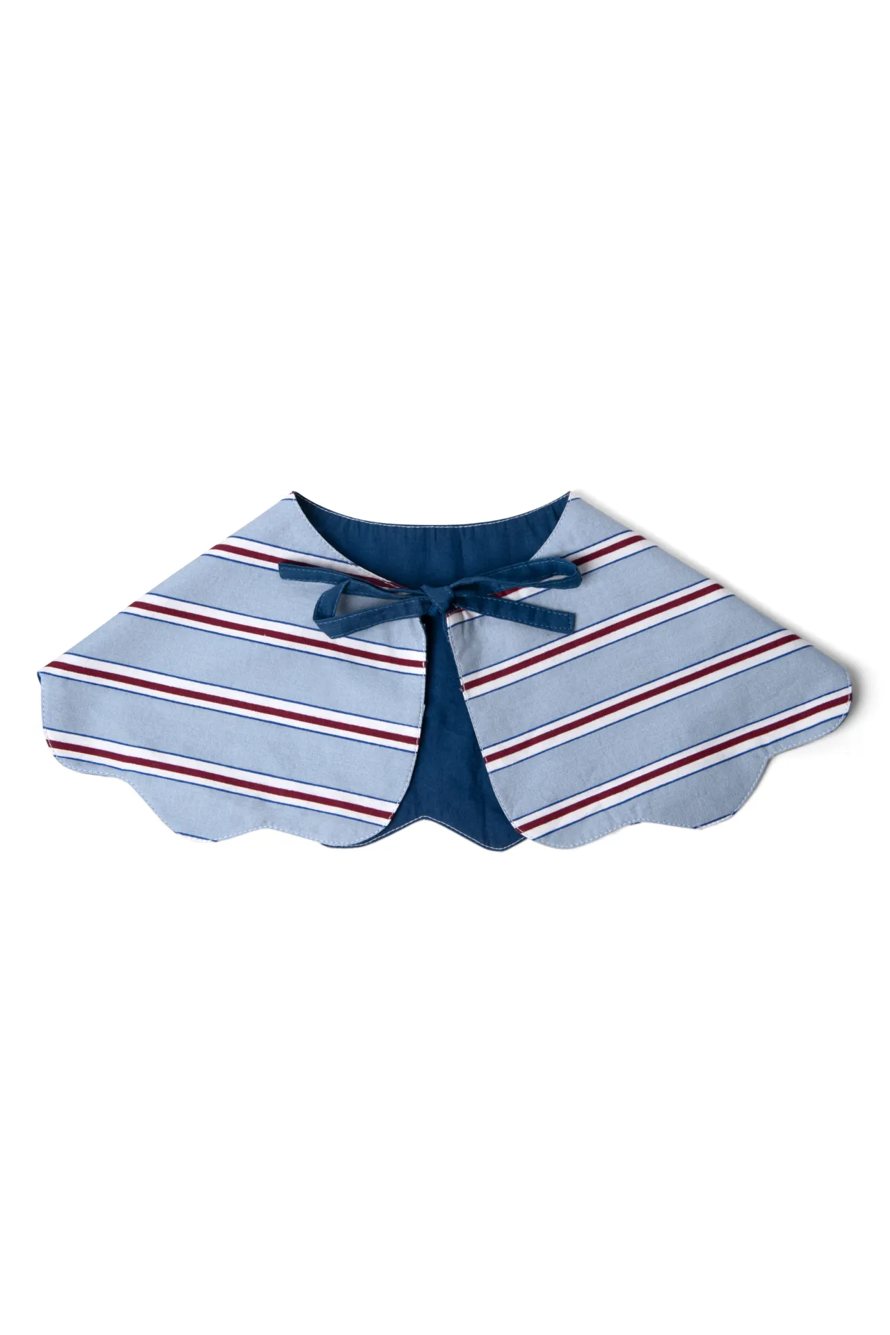 blue stripe dog collar sold by Damson Madder