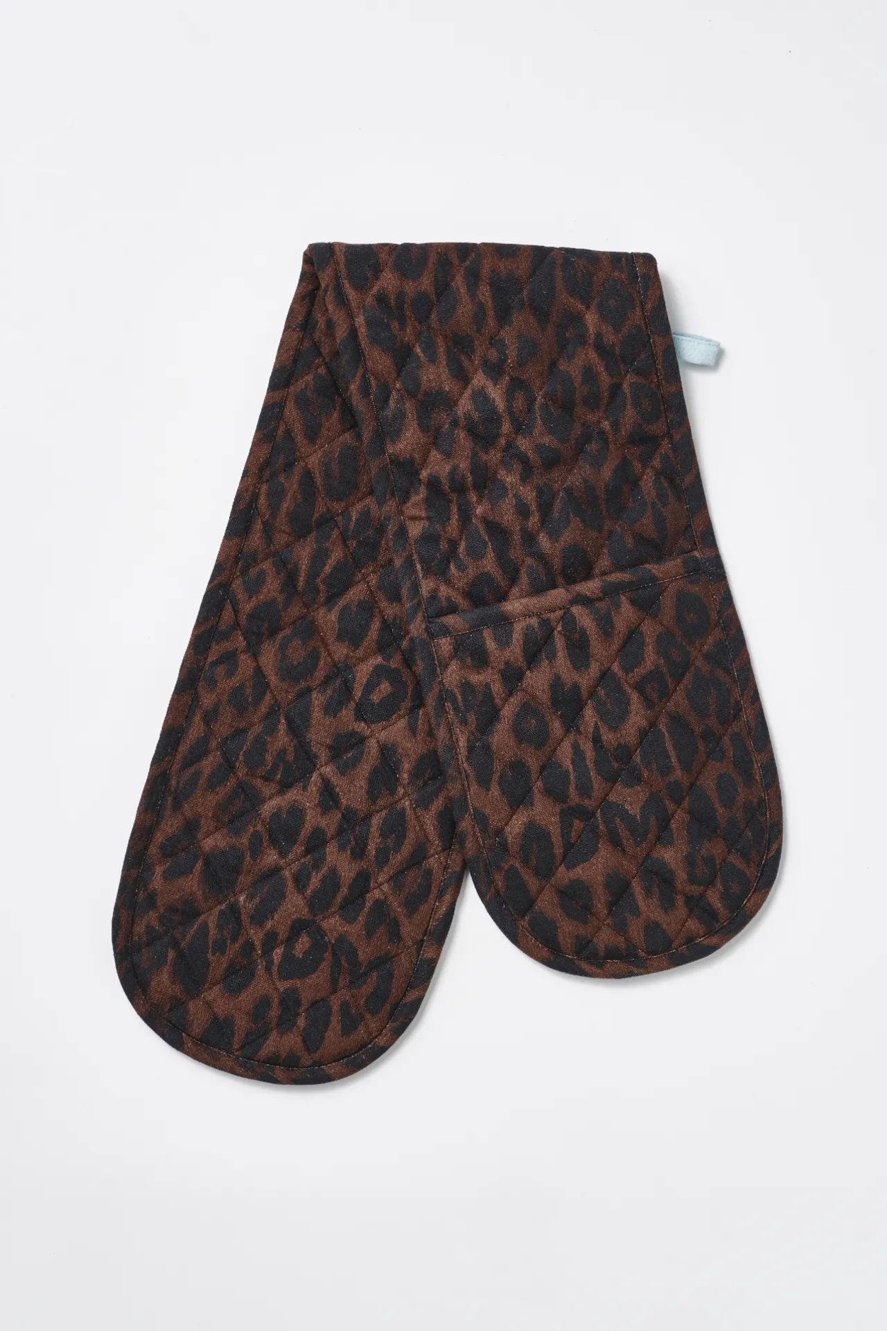 double oven glove - dark leopard sold by Damson Madder product image thumbnail 2