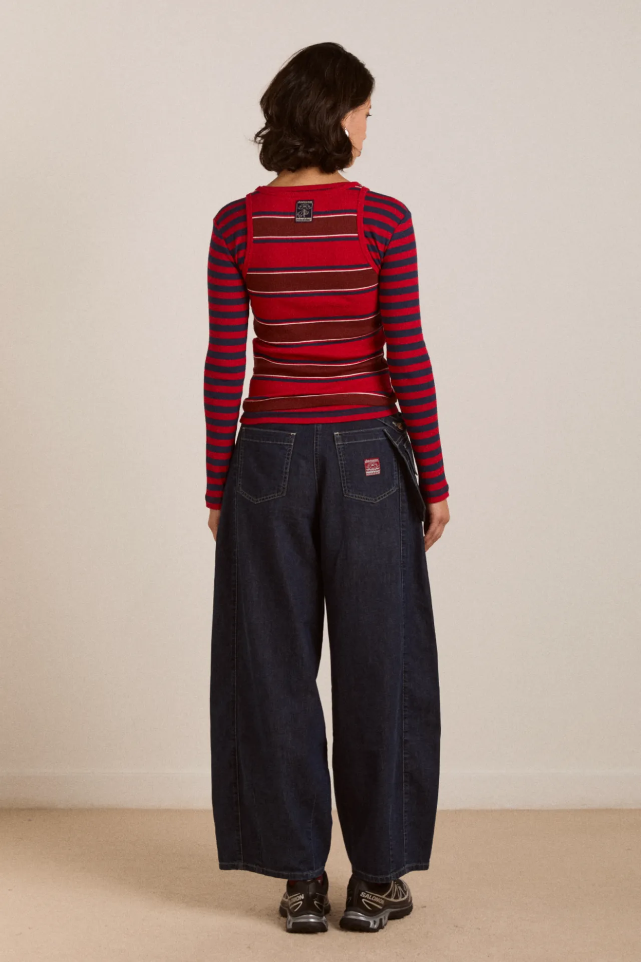 erika jean with bag- neptune wash sold by Damson Madder product image thumbnail 5