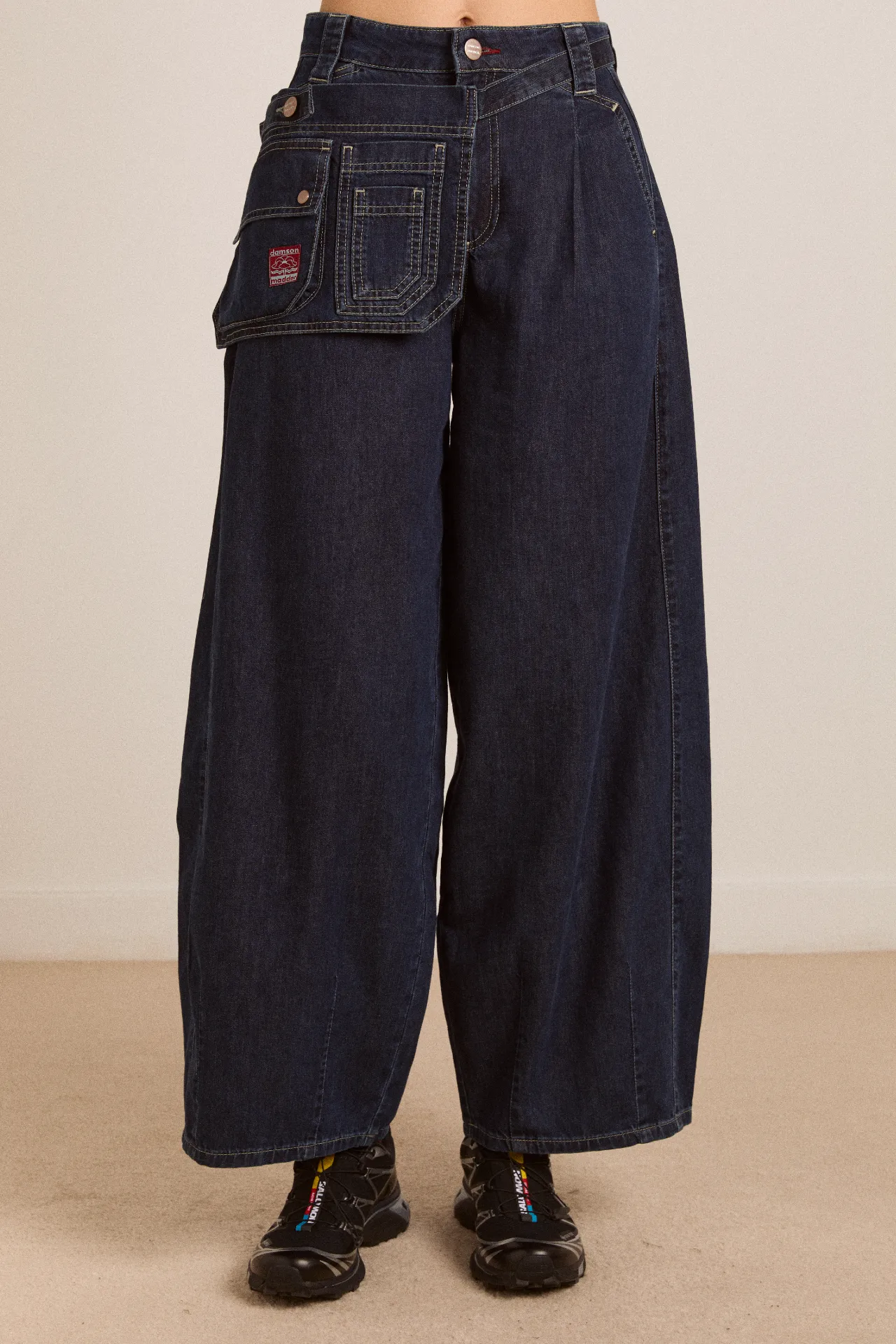 erika jean with bag- neptune wash sold by Damson Madder product image thumbnail 2