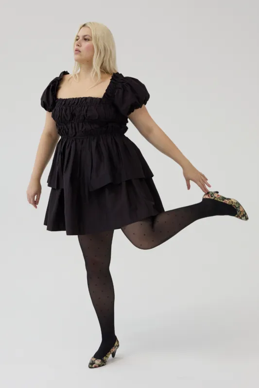 lyza mini dress - black sold by Damson Madder