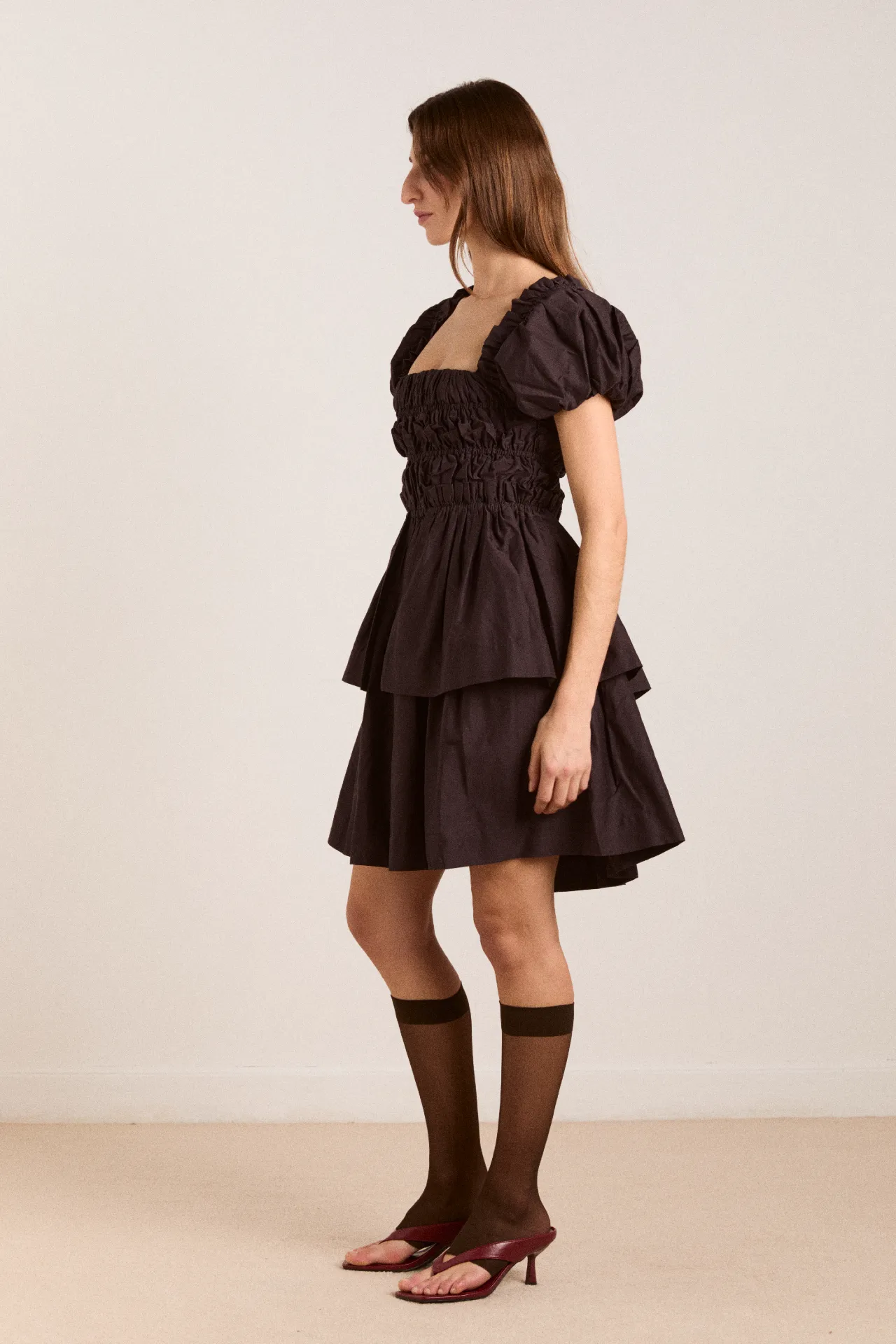 lyza mini dress - black sold by Damson Madder product image thumbnail 4