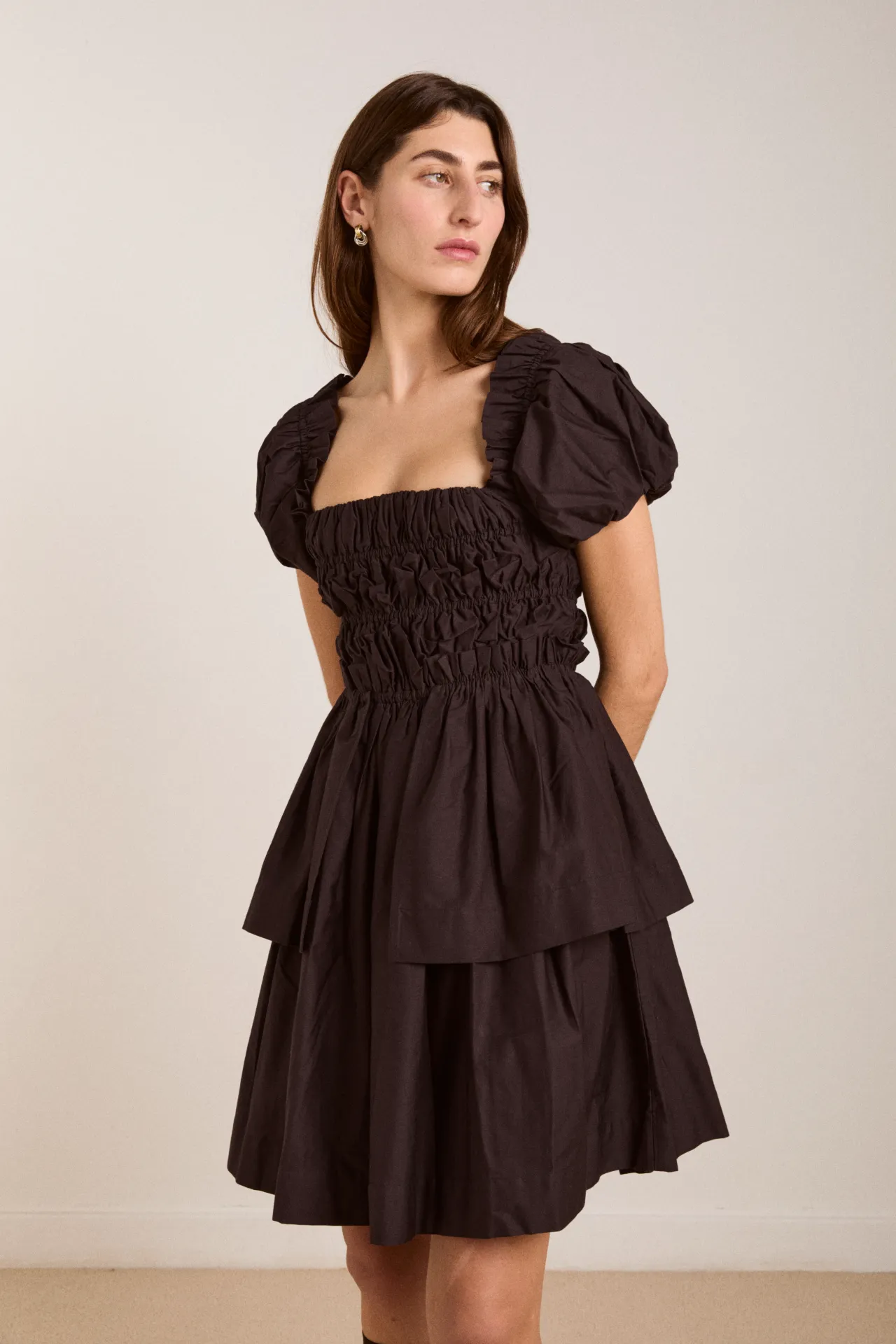 lyza mini dress - black sold by Damson Madder product image thumbnail 2