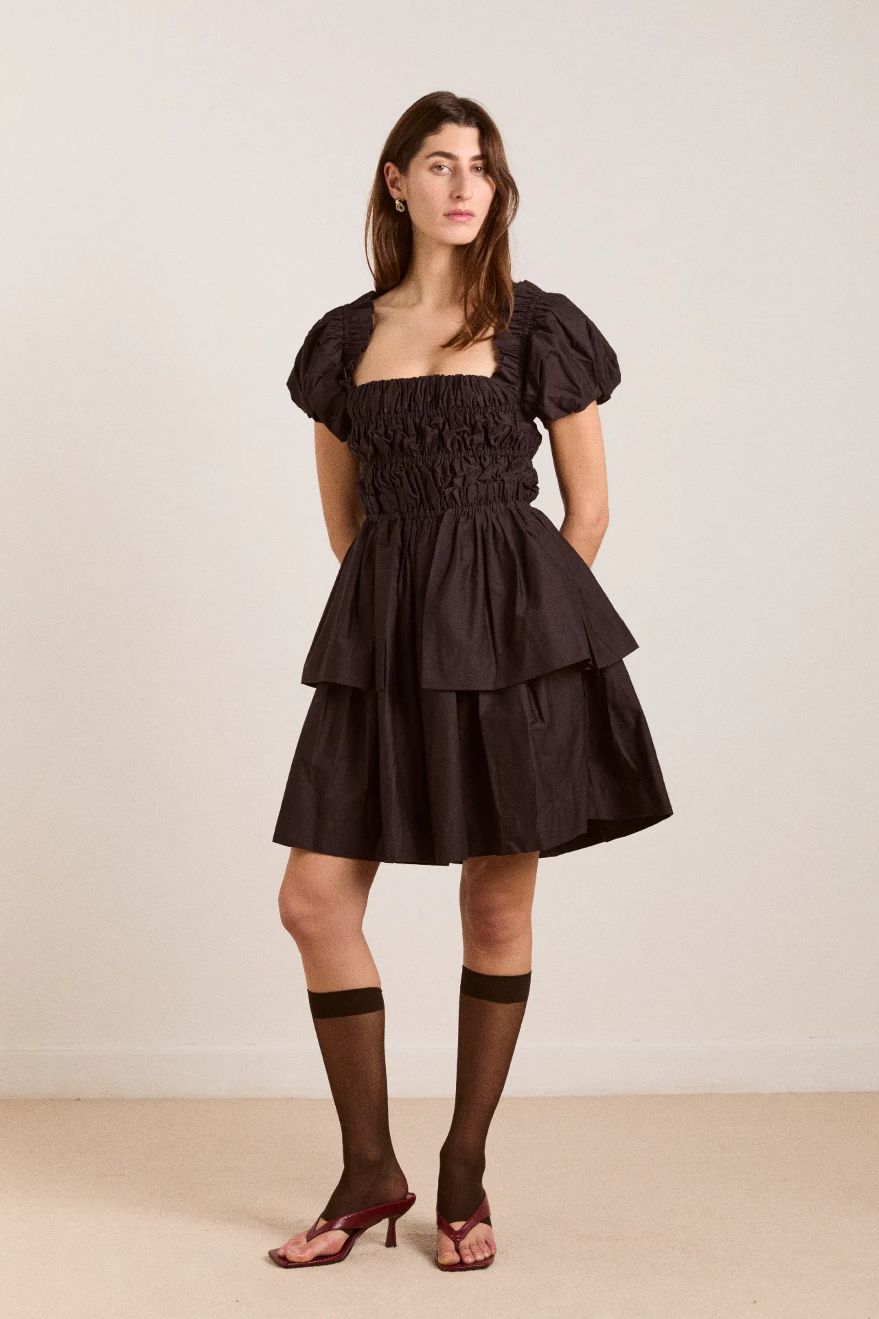 lyza mini dress - black sold by Damson Madder product image thumbnail 3