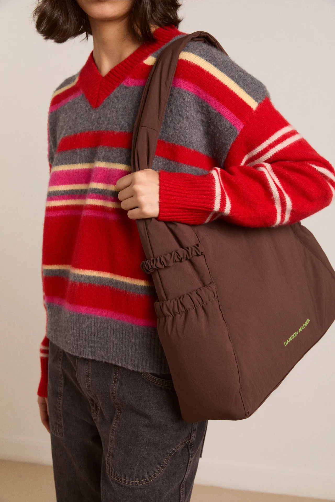 Rosah Bag - Brown sold by Damson Madder product image thumbnail 3
