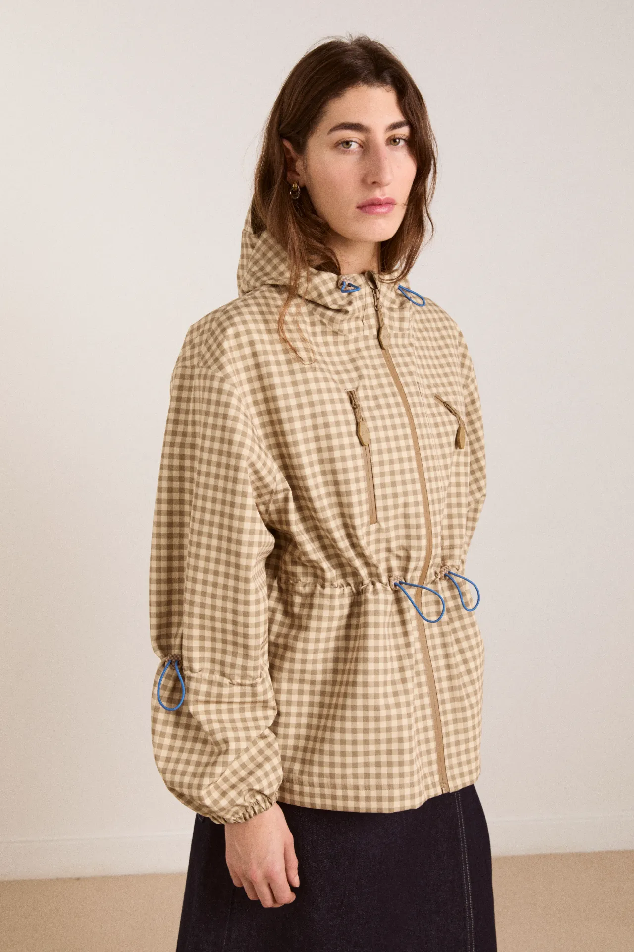 Matilda Raincoat - Gingham sold by Damson Madder product image thumbnail 2