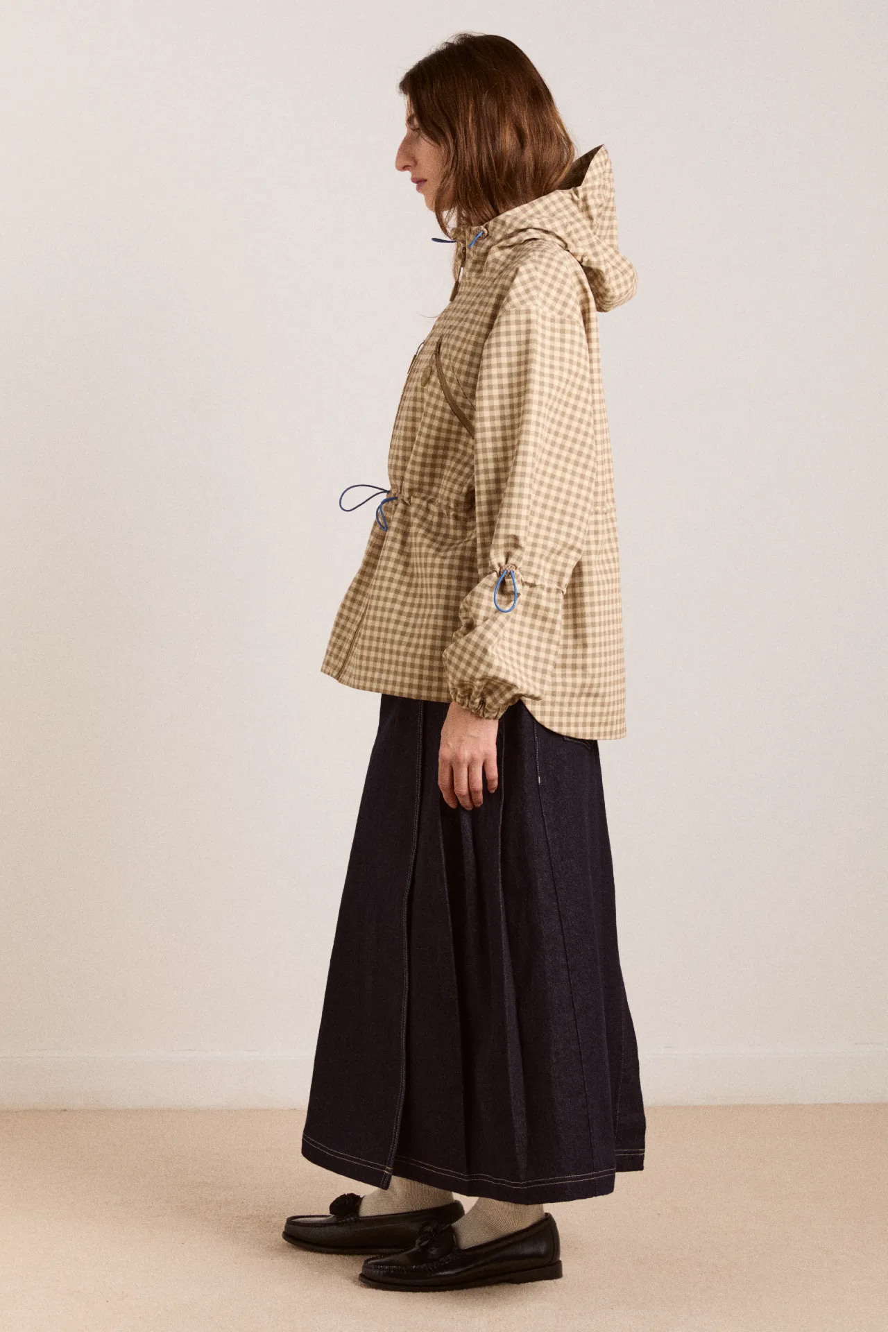 Matilda Raincoat - Gingham sold by Damson Madder product image thumbnail 4