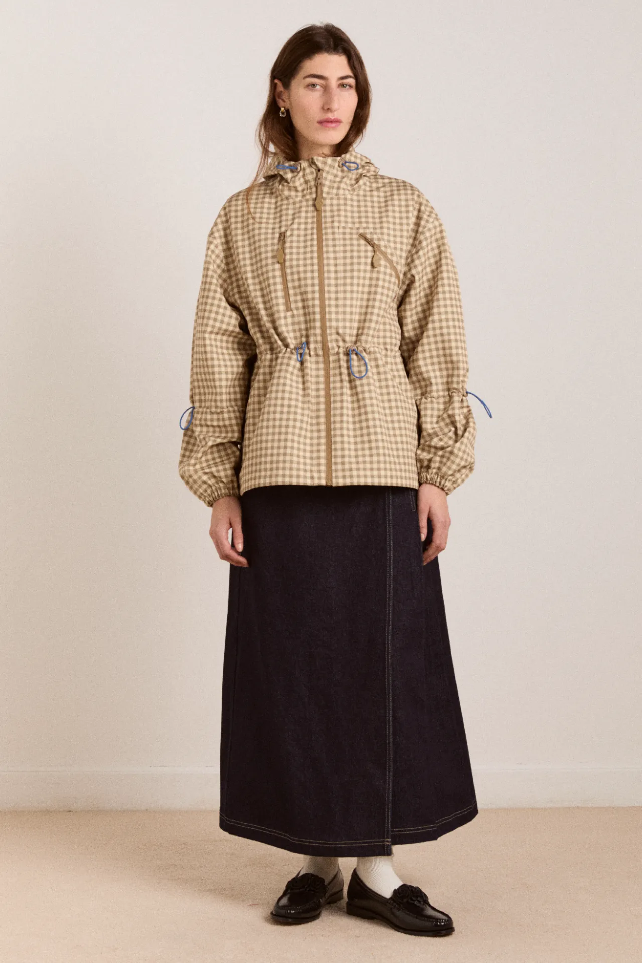 Matilda Raincoat - Gingham sold by Damson Madder product image thumbnail 3