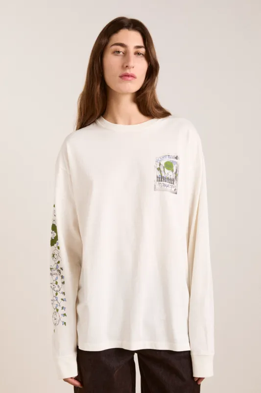 plant patch pals - ecru long sleeve sold by Damson Madder