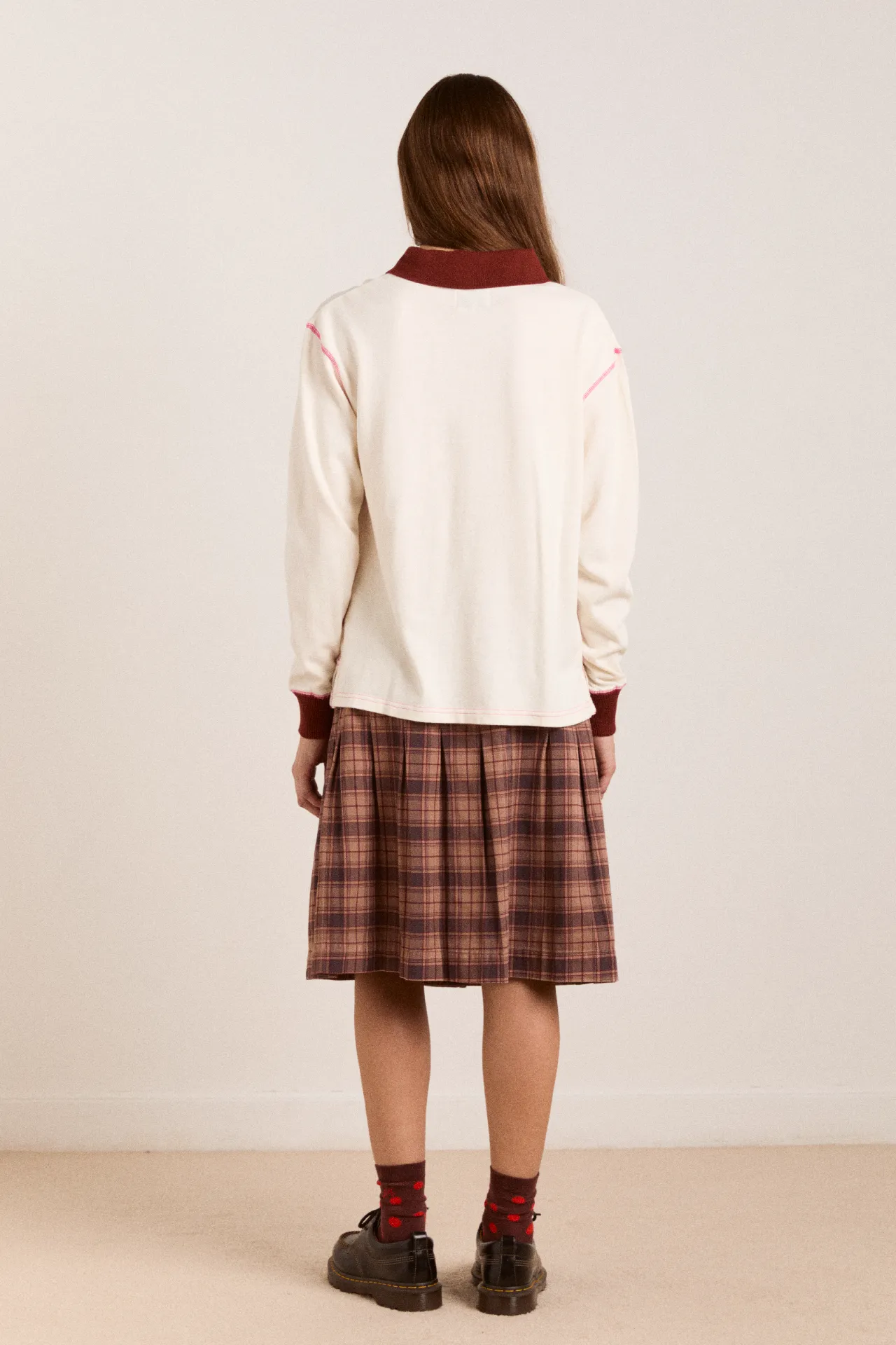Olina Placement Stripe Rugby - Ecru sold by Damson Madder product image thumbnail 4